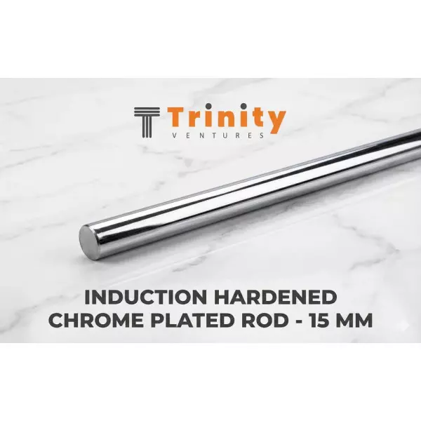 15mm Induction Hardened Chrome Plated Round Bar