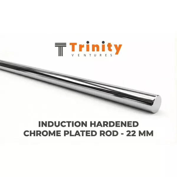 22mm Induction Hardened Chrome Plated Round Bar