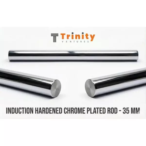 35mm Induction Hardened Chrome Plated Round Bar