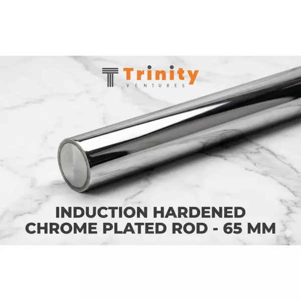 65mm Induction Hardened Chrome Plated Round Bar
