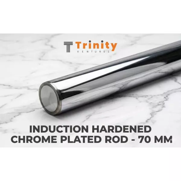 70mm Induction Hardened Chrome Plated Round Bar