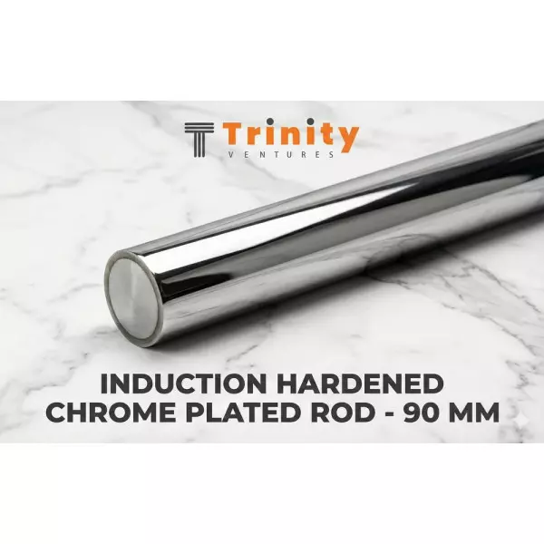 90mm Induction Hardened Chrome Plated Round Bar
