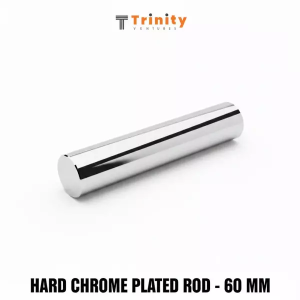 Close-up View Of Hard Chrome Plated Rod Showing Smooth Reflective Surface