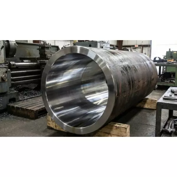 Close-up View Of Precision Honed Cylinder Tube Showing Smooth Inner Surface