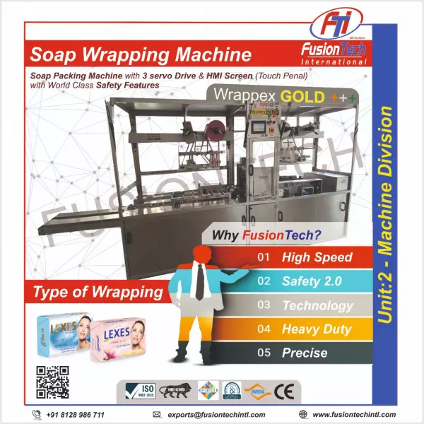 Exporter High-Performance Economic Soap Wrapping Machine Near LeiYueMun Hongkong.