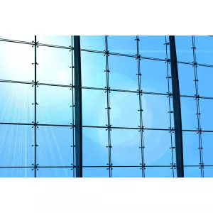 Stack Of Durable Fiberglass Roofing Sheets Showing Corrugated Design For Industrial Use