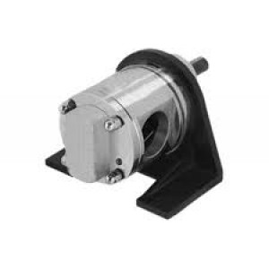 Stainless Steel Gear Pump Installed In An Industrial Setting
