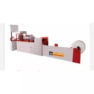 Napkin Making Machine Operating In Industrial Setup