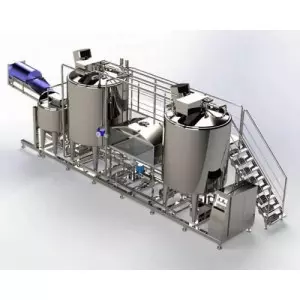 Automatic Curd Making Machine With Stainless Steel Body Operating In Dairy Setup