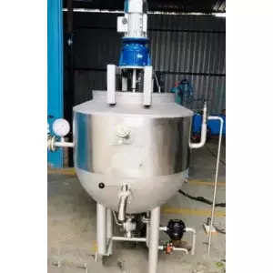 Ghee Kettle Boiler Machine Made Of Stainless Steel Used In Dairy Processing