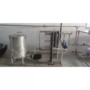 Paneer Processing Plant Machinery Showing Stainless Steel Tanks And Pressing Units