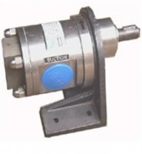 External Gear Pump Showing Metal Gears Inside Casing Used For Fluid Transfer