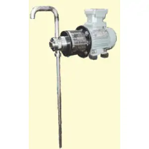 Screw Barrel Pump Assembled Showing Stainless Steel Components