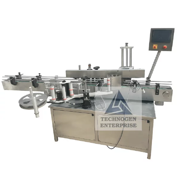 Automatic Flat Bottle Sticker Labeling Machine In Manufacturer In Ahmedabad