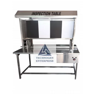 Manual Vial And Bottle Inspection Conveyor