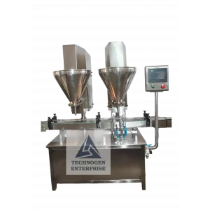 Automatic Double Head Auger Powder Filling Machine Manufacturer Bahadurgarh