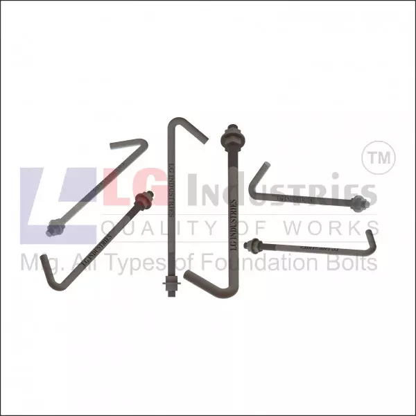 J Hook Type Foundation Bolt
