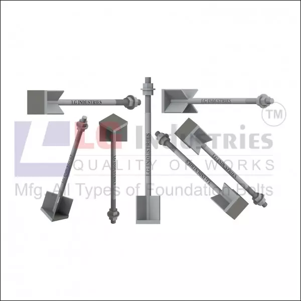 Stiffener Plate Welded Foundation Bolt