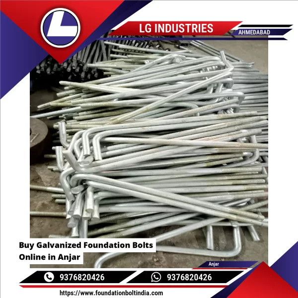 Buy Galvanized Foundation Bolts Online In Anjar