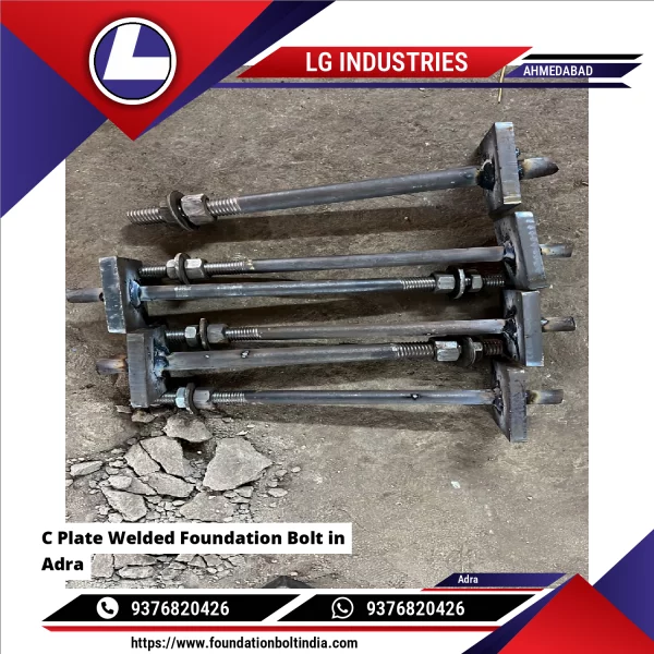C Plate Welded Foundation Bolt In Adra