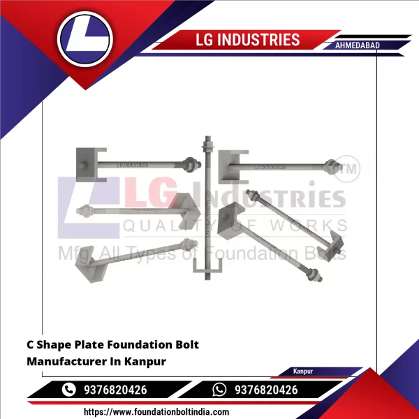 C Shape Plate Foundation Bolt Manufacturer In Kanpur