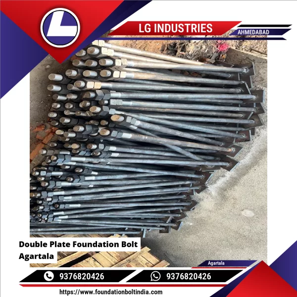 Double Plate Foundation Bolt Agartala