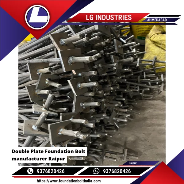 Double Plate Foundation Bolt Manufacturer Raipur