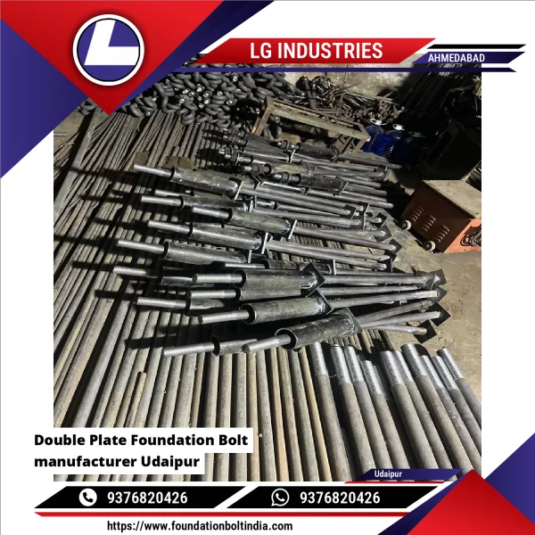 Double Plate Foundation Bolt Manufacturer Udaipur