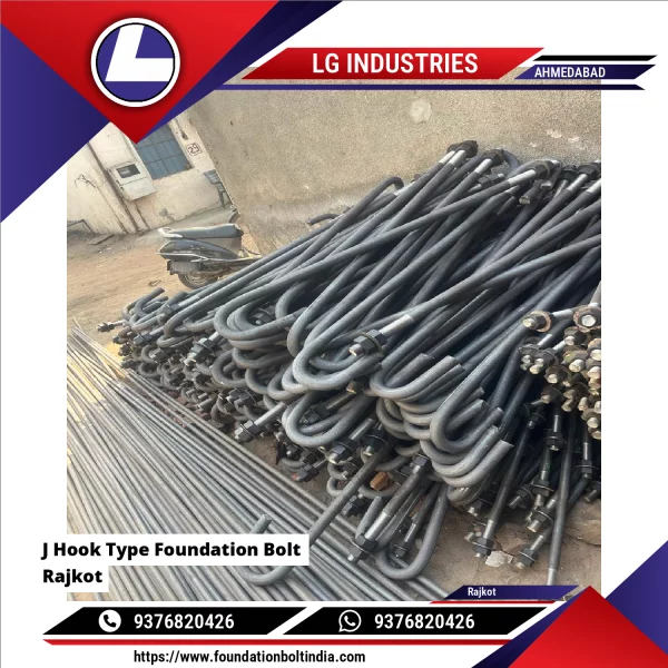 J Hook Type Foundation Bolt Rajkot