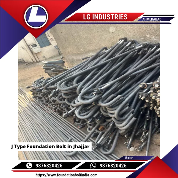 J Type Foundation Bolt In Jhajjar