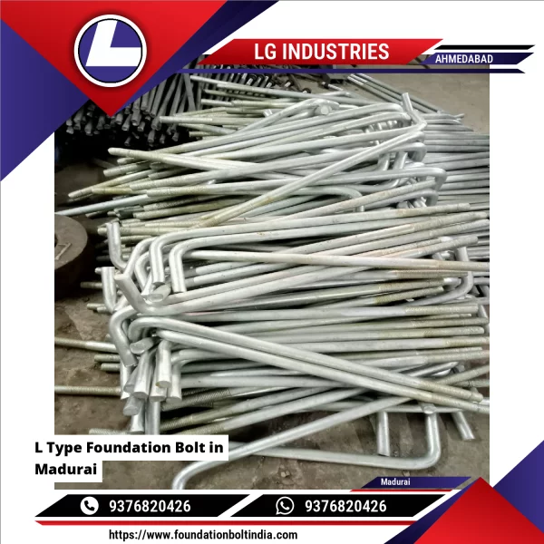 L Type Foundation Bolt In Madurai