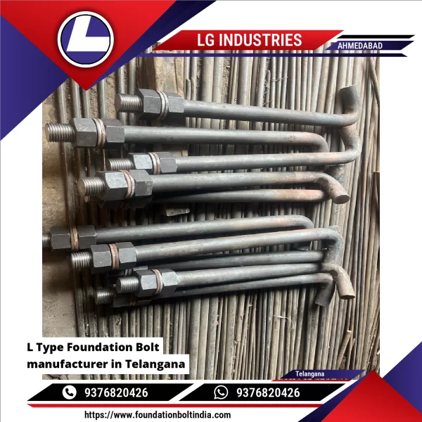 L Type Foundation Bolt Manufacturer In Telangana