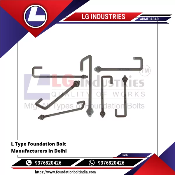 L Type Foundation Bolt Manufacturers In Delhi