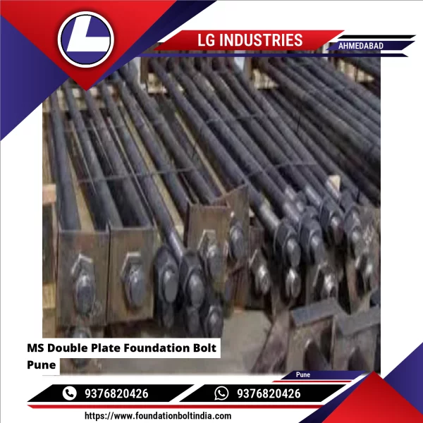 MS Double Plate Foundation Bolt Pune