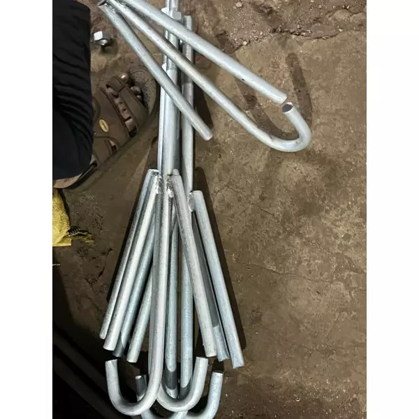 Zinc J Type Foundation Bolt Tiruvallur
