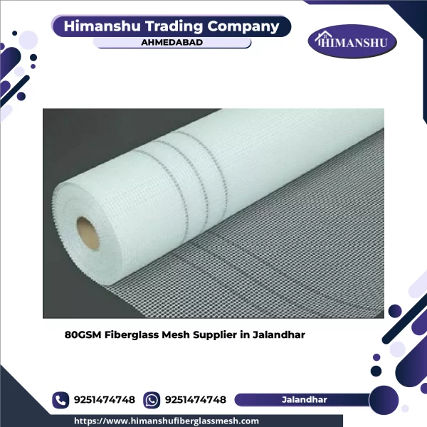 Rolls Of 80GSM Fiberglass Mesh Stacked Ready For Shipment