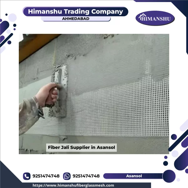 Close-up View Of Durable Fiberglass Mesh Used In Industrial Applications