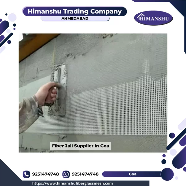 Close-up View Of Durable Fiberglass Mesh Used In Construction