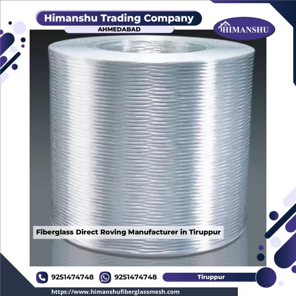 Spools Of Fiberglass Direct Roving Used In Manufacturing