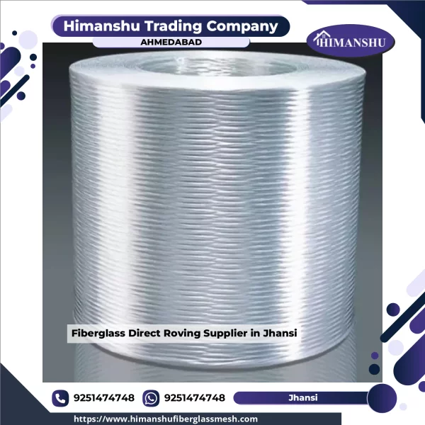 Close-up Image Showing Strands Of Fiberglass Direct Roving Ready For Industrial Use