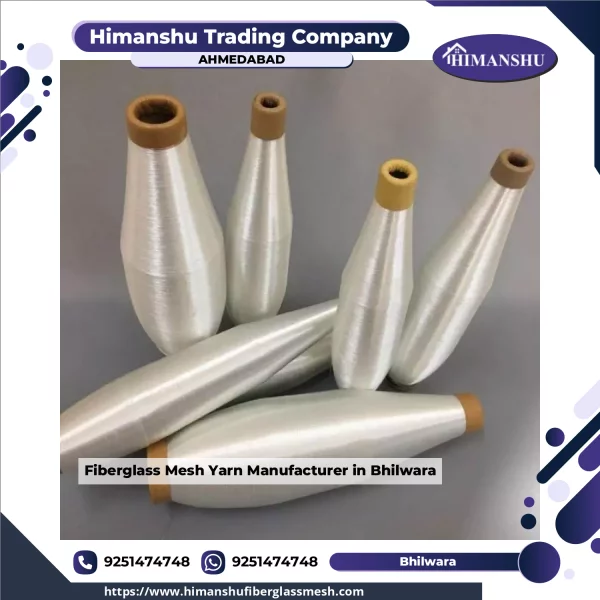 Close-up Of Chemical Resistant Fiberglass Mesh Yarn Roll