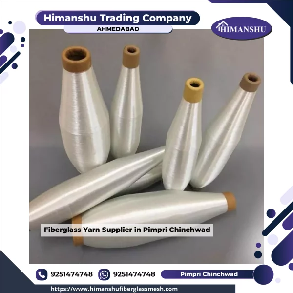 Close-up Of White Fiberglass Yarn Spool Showing Fiber Texture