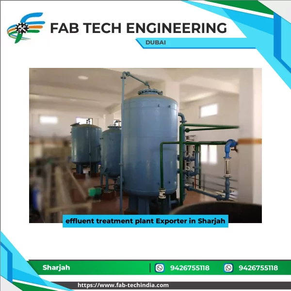 Effluent Treatment Plant With Tanks And Piping For Industrial Wastewater Processing