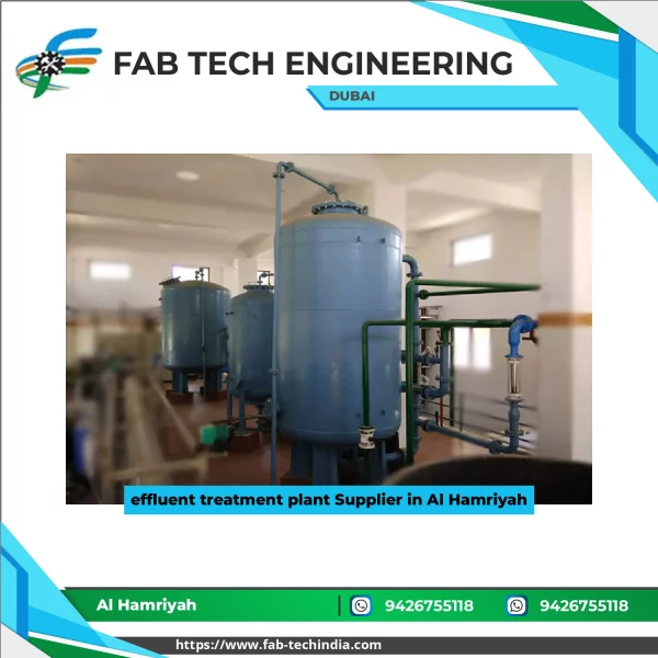 Effluent Treatment Plant Showing Tank Structures And Piping System