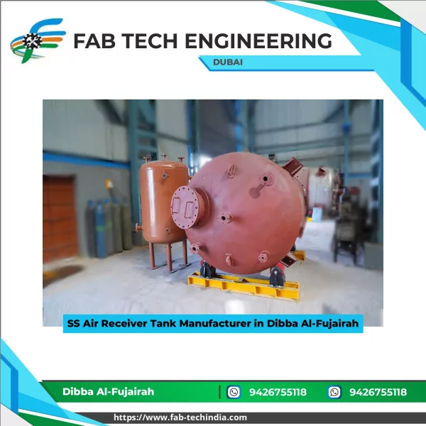 Stainless Steel Air Receiver Tank With Venting Provisions