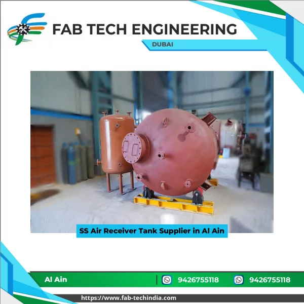 Stainless Steel Air Receiver Tank For Industrial Compressed Air Storage