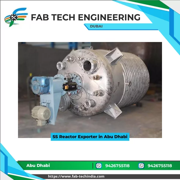 Stainless Steel Reactor Vessel Used In Industrial Chemical Processing