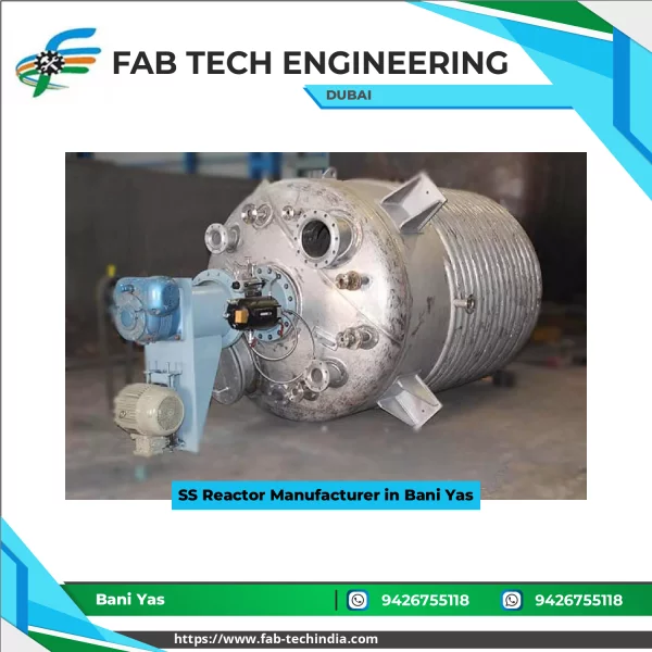 Stainless Steel Reactor Fabricated By Fab Tech Engineering Showing Welded Joints And Polished Surface