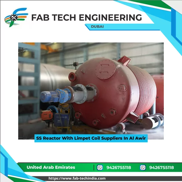 SS Reactor With Limpet Coil Suppliers In Al Awir