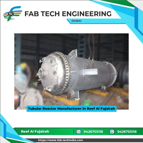 Tubular Reactor Showing Metal Tubes With Flanged Connections Used In Industrial Chemical Processing